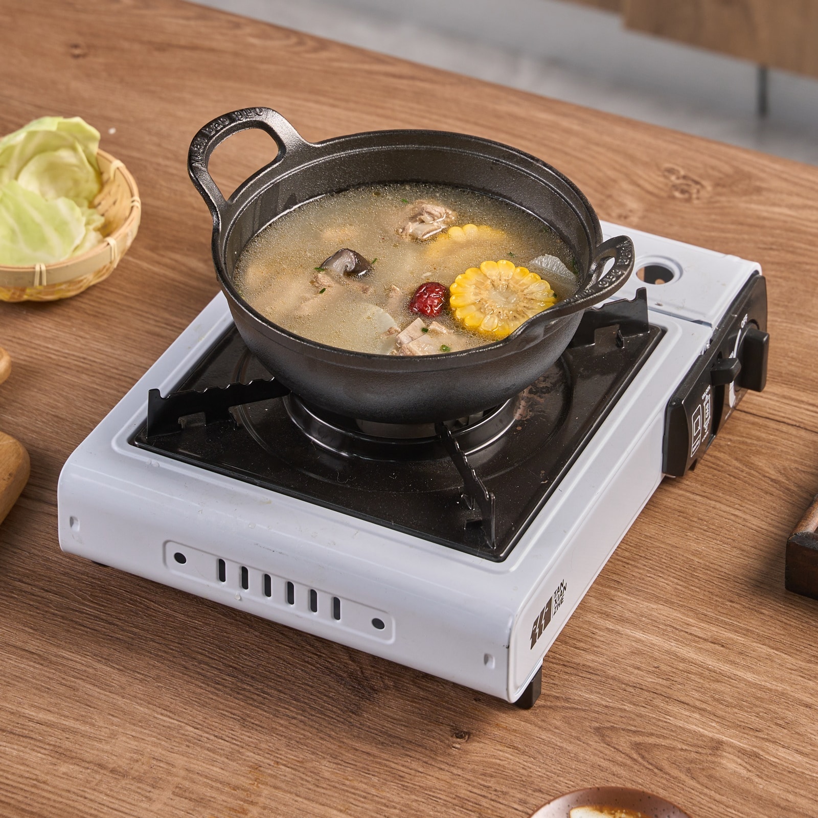 WANGYUANJI Yuanbao Pot 7.9", Cast Iron Stew Pot, Non-coated Non-stick Samll Pot For Making Soup, Cooking Porridge, Gas ,Induction, Small Saucepan, With Wire Balls_voghion.com